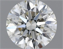 Natural Diamond 0.40 Carats, Round with Excellent Cut, I Color, VS1 Clarity and Certified by IGI