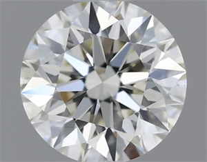 Picture of Natural Diamond 0.40 Carats, Round with Excellent Cut, I Color, VS1 Clarity and Certified by IGI