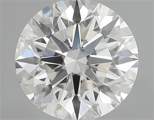 Picture of Natural Diamond 2.03 Carats, Round with Excellent Cut, I Color, SI2 Clarity and Certified by GIA