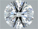 Natural Diamond 2.22 Carats, Round with Excellent Cut, E Color, VS2 Clarity and Certified by GIA