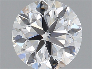 Picture of Natural Diamond 0.40 Carats, Round with Very Good Cut, D Color, VS1 Clarity and Certified by GIA