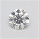 Natural Diamond 0.52 Carats, Round with Very Good Cut, I Color, SI2 Clarity and Certified by IGI