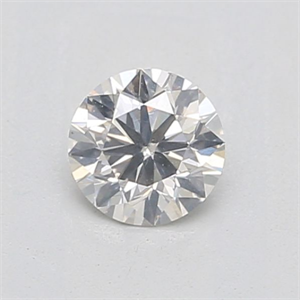 Picture of Natural Diamond 0.52 Carats, Round with Very Good Cut, I Color, SI2 Clarity and Certified by IGI