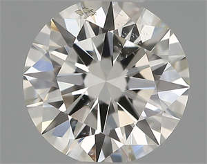 Picture of Natural Diamond 0.41 Carats, Round with Excellent Cut, G Color, SI1 Clarity and Certified by IGI