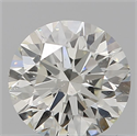 Natural Diamond 0.60 Carats, Round with Excellent Cut, K Color, SI1 Clarity and Certified by GIA