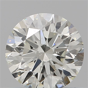 Picture of Natural Diamond 0.60 Carats, Round with Excellent Cut, K Color, SI1 Clarity and Certified by GIA