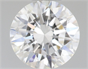 Natural Diamond 0.40 Carats, Round with Excellent Cut, F Color, VS2 Clarity and Certified by GIA