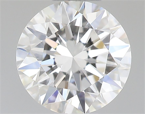 Picture of Natural Diamond 0.40 Carats, Round with Excellent Cut, F Color, VS2 Clarity and Certified by GIA