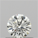 Natural Diamond 0.41 Carats, Round with Excellent Cut, J Color, VS1 Clarity and Certified by GIA