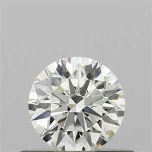 Picture of Natural Diamond 0.41 Carats, Round with Excellent Cut, J Color, VS1 Clarity and Certified by GIA