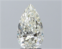 Natural Diamond 2.50 Carats, Pear with  Cut, J Color, IF Clarity and Certified by IGI