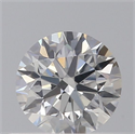 Natural Diamond 0.40 Carats, Round with Excellent Cut, F Color, SI1 Clarity and Certified by GIA