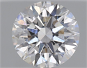 Natural Diamond 0.45 Carats, Round with Excellent Cut, F Color, SI1 Clarity and Certified by GIA