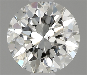 Picture of Natural Diamond 0.50 Carats, Round with Good Cut, I Color, I1 Clarity and Certified by GIA