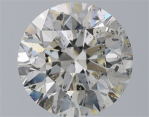 Picture of Natural Diamond 7.01 Carats, Round with Excellent Cut, H Color, SI2 Clarity and Certified by IGI