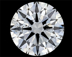 Picture of Natural Diamond 2.02 Carats, Round with Excellent Cut, H Color, SI2 Clarity and Certified by GIA