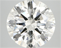 Natural Diamond 5.01 Carats, Round with Excellent Cut, I Color, SI2 Clarity and Certified by IGI