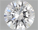 Natural Diamond 0.41 Carats, Round with Excellent Cut, D Color, VS2 Clarity and Certified by GIA