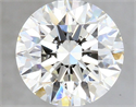 Natural Diamond 1.50 Carats, Round with Excellent Cut, H Color, IF Clarity and Certified by GIA