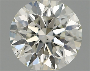 Picture of Natural Diamond 0.40 Carats, Round with Excellent Cut, H Color, VS2 Clarity and Certified by IGI