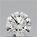 Natural Diamond 0.54 Carats, Round with Excellent Cut, I Color, VS1 Clarity and Certified by IGI