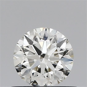 Picture of Natural Diamond 0.54 Carats, Round with Excellent Cut, I Color, VS1 Clarity and Certified by IGI