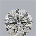 Natural Diamond 0.50 Carats, Round with Excellent Cut, H Color, I1 Clarity and Certified by IGI