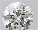 Natural Diamond 0.50 Carats, Round with Excellent Cut, J Color, VS1 Clarity and Certified by GIA