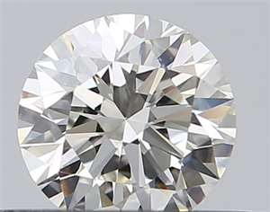 Picture of Natural Diamond 0.50 Carats, Round with Excellent Cut, J Color, VS1 Clarity and Certified by GIA