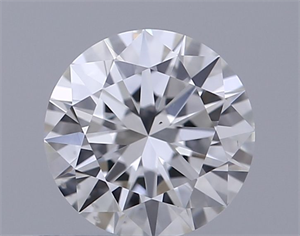 Picture of Natural Diamond 0.40 Carats, Round with Excellent Cut, H Color, VS1 Clarity and Certified by GIA