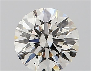 Picture of Natural Diamond 0.40 Carats, Round with Excellent Cut, I Color, VS1 Clarity and Certified by GIA