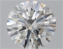 Natural Diamond 3.00 Carats, Round with Excellent Cut, H Color, SI1 Clarity and Certified by GIA