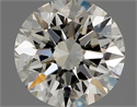 Natural Diamond 2.20 Carats, Round with Excellent Cut, J Color, VVS2 Clarity and Certified by GIA