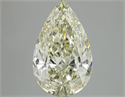 Natural Diamond 4.03 Carats, Pear with  Cut, K Color, SI1 Clarity and Certified by IGI