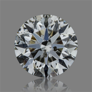 Picture of Natural Diamond 0.50 Carats, Round with Very Good Cut, I Color, I1 Clarity and Certified by GIA