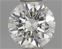 Natural Diamond 0.42 Carats, Round with Excellent Cut, H Color, VVS1 Clarity and Certified by GIA