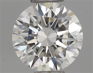 Picture of Natural Diamond 0.42 Carats, Round with Excellent Cut, H Color, VVS1 Clarity and Certified by GIA