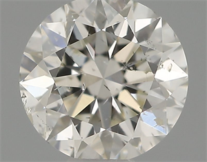 Picture of Natural Diamond 0.40 Carats, Round with Excellent Cut, I Color, SI2 Clarity and Certified by IGI