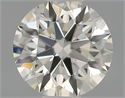 Natural Diamond 0.43 Carats, Round with Excellent Cut, I Color, VS2 Clarity and Certified by IGI