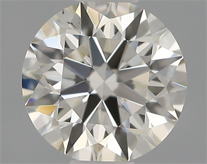 Picture of Natural Diamond 0.43 Carats, Round with Excellent Cut, I Color, VS2 Clarity and Certified by IGI