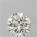 Natural Diamond 4.08 Carats, Round with Excellent Cut, K Color, VS1 Clarity and Certified by IGI