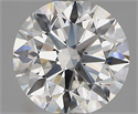 Natural Diamond 1.80 Carats, Round with Excellent Cut, H Color, VS2 Clarity and Certified by GIA