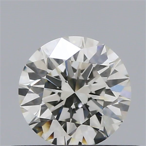 Picture of Natural Diamond 0.40 Carats, Round with Excellent Cut, J Color, VS2 Clarity and Certified by GIA