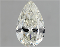 Natural Diamond 1.06 Carats, Pear with  Cut, J Color, SI1 Clarity and Certified by IGI