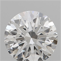 Natural Diamond 0.43 Carats, Round with Excellent Cut, F Color, VS1 Clarity and Certified by GIA