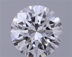 Picture of Natural Diamond 0.40 Carats, Round with Excellent Cut, E Color, VS2 Clarity and Certified by GIA