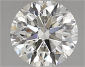 Natural Diamond 2.02 Carats, Round with Excellent Cut, J Color, VS2 Clarity and Certified by GIA