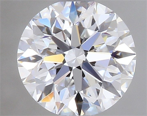 Picture of Natural Diamond 0.40 Carats, Round with Very Good Cut, D Color, VVS2 Clarity and Certified by GIA