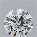 Natural Diamond 0.41 Carats, Round with Very Good Cut, G Color, I1 Clarity and Certified by GIA