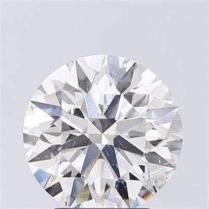 Picture of Natural Diamond 2.51 Carats, Round with Excellent Cut, H Color, SI2 Clarity and Certified by GIA